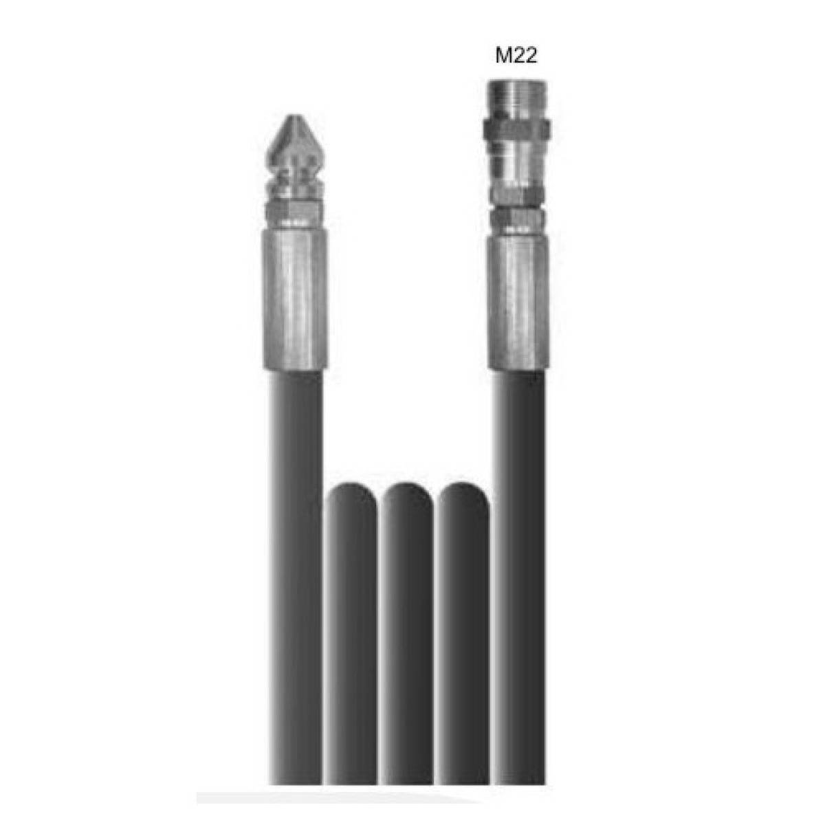 Rohrreinigungsschlauch 10 Meter M22 Anschluss
